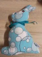 Králík, látková hračka, výška hračky 37 cm
