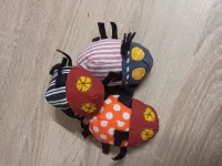 Ručně šitá beruška se šantou