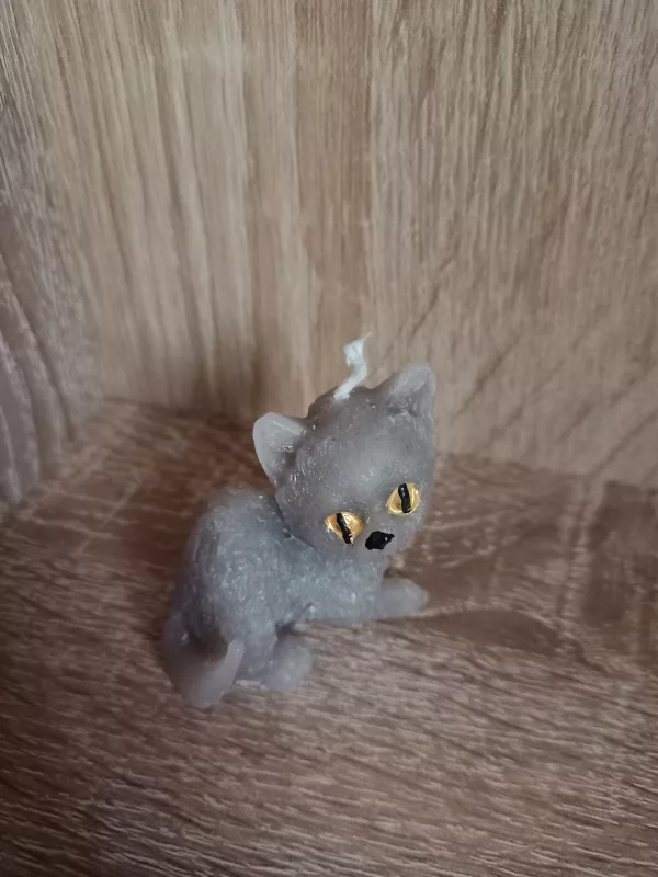 Svíčka KOTĚ Chráněná dílna INSPIRACE