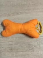 Ručně šitá kost pro psy velká, pískací