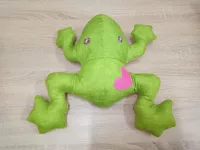 Žabák se srdcem a pískátkem Chráněná dílna INSPIRACE